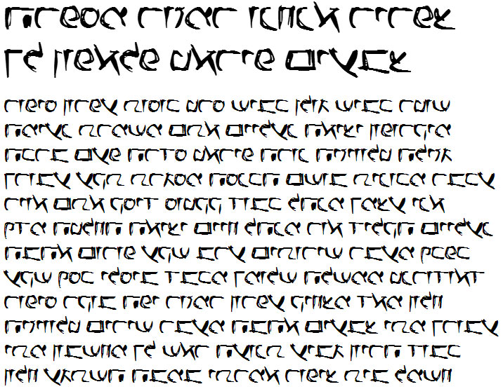 X_Betzefer Hebrew Font