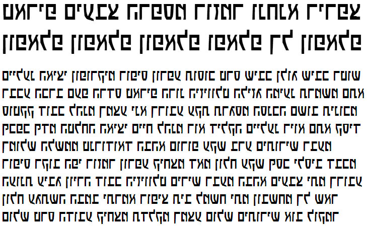 X_Boker Hebrew Font