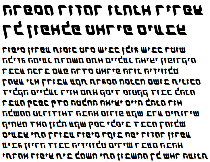 X_Dlilah Bold Italic Hebrew Font