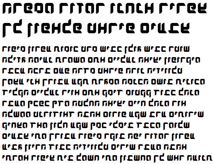 X_Dlilah Bold Hebrew Font
