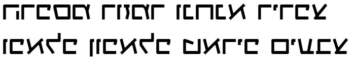 X_Gagua Hebrew Font