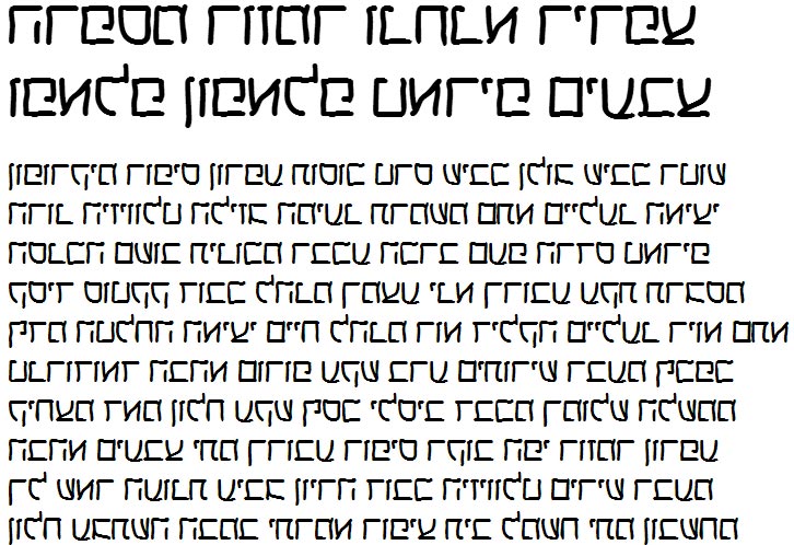 X_Helem Bold Hebrew Font