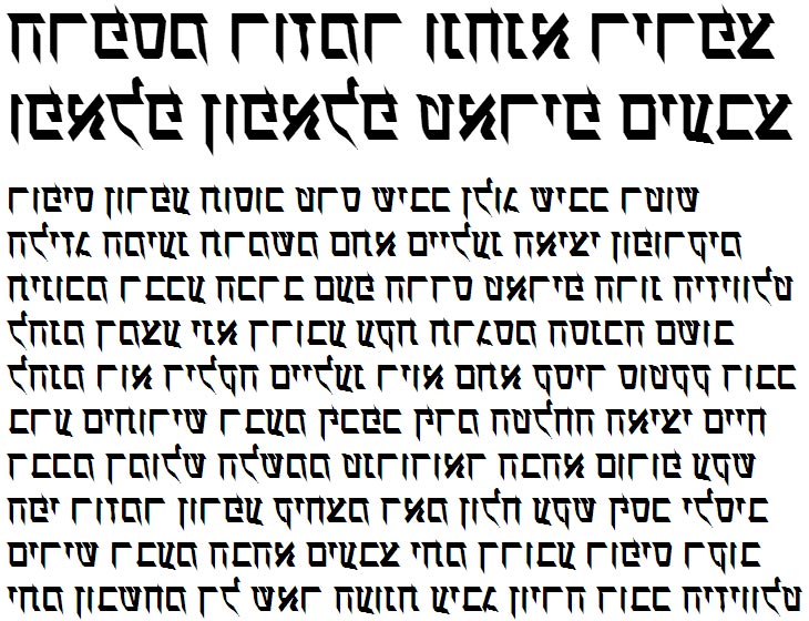 X_Ilanit Bold Hebrew Font