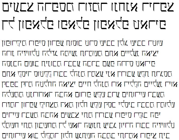 X_Ilanit Hebrew Font