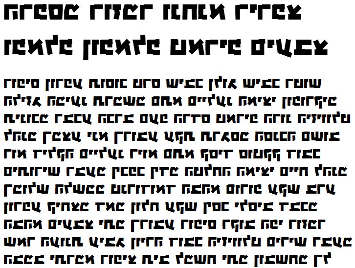 X_Kammer Bold Hebrew Font