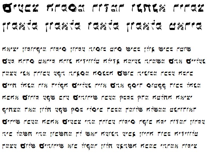X_Lakahat Bold Hebrew Font