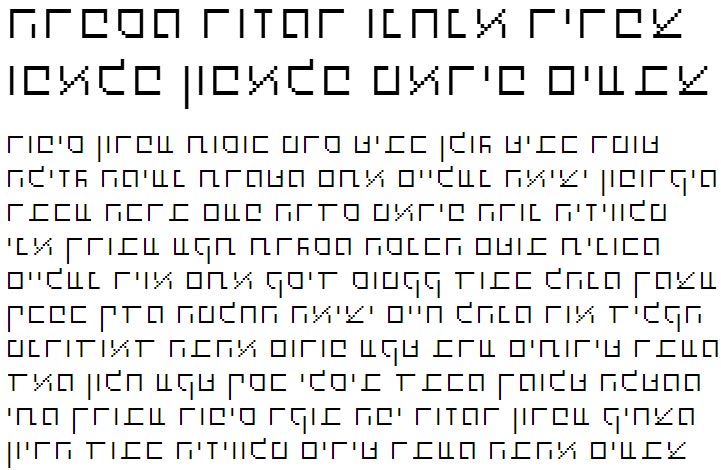 X_Stanger Hebrew Font